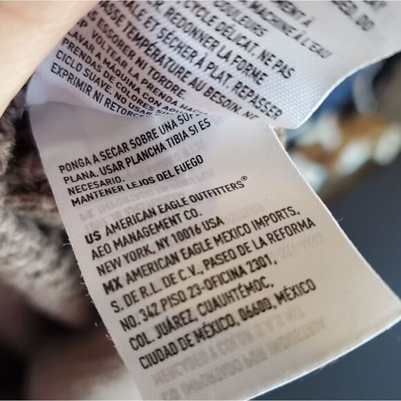 American Eagle Brown Open Knit Sweater - Picture 9 of 10